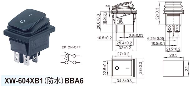 XW-604XB1 (vízálló) BBA6